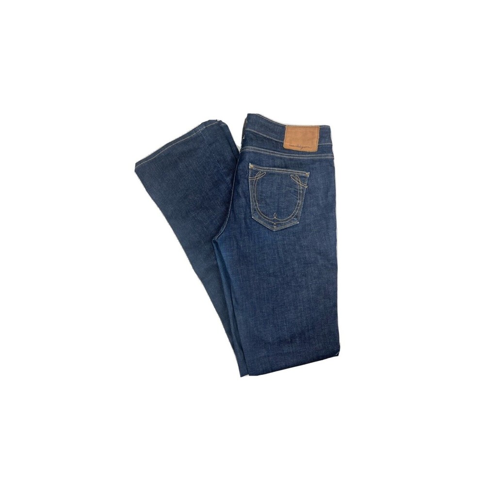 True Religion Womens Size 28 Tony Jeans Blue Denim Stretch Boot‎ Cut